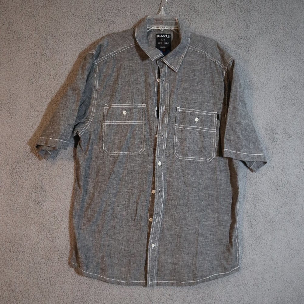 Stylish Gray Polo Shirt Men's XL Classic Fit